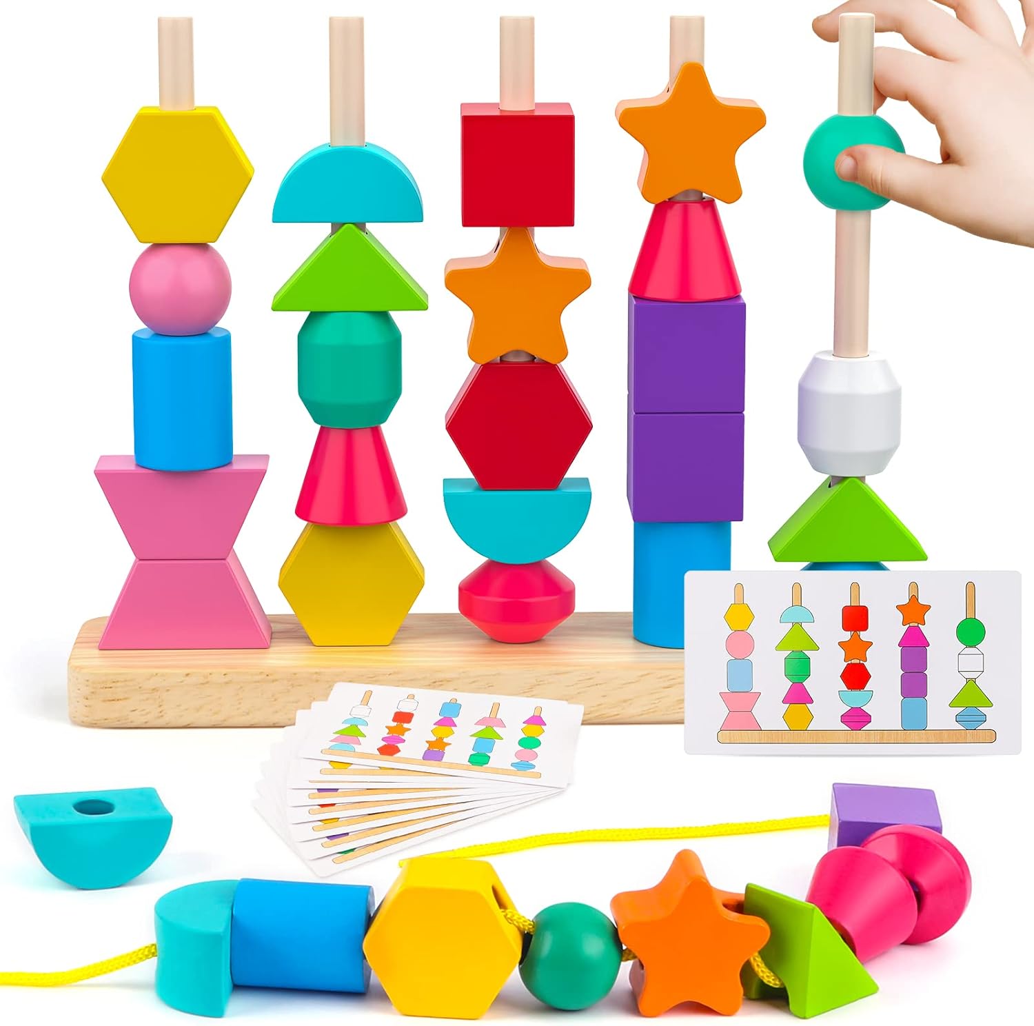 Montessori Pegboard and Peg Set